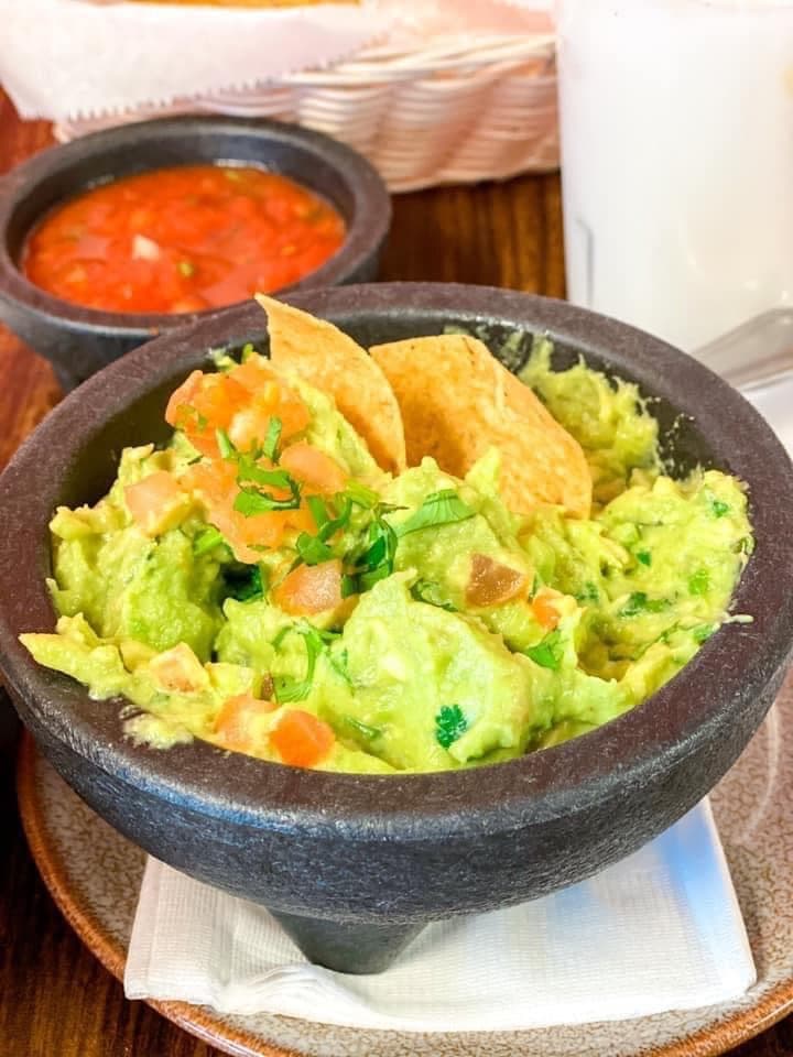 Fresh guacamole at Casa Noble